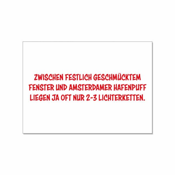 Postkarte - Festlich geschmückt