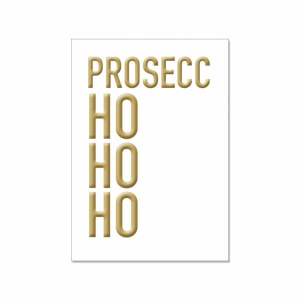 Postkarte - Prosecc ho ho ho