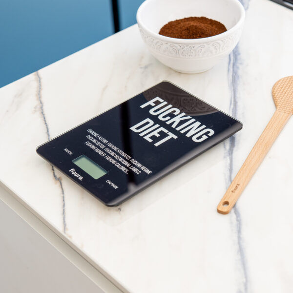 Digitale Küchenwaage " Fu**ing Diet"