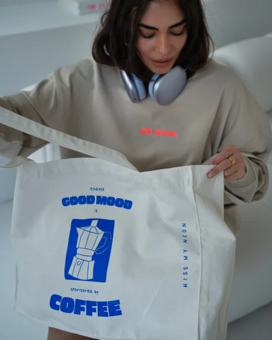 GOOD MOOD BY COFFEE SHOPPING BAG – Bild 2