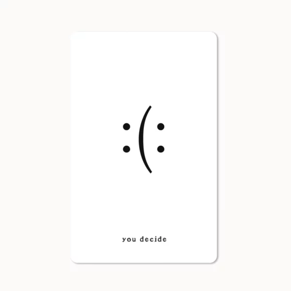 Mini Postkarte - You decide