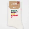 PIZZA PARTY & AMORE - coole Sportsocke