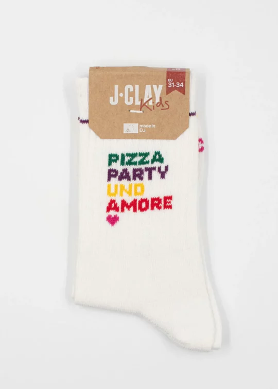PIZZA PARTY & AMORE - coole Sportsocke