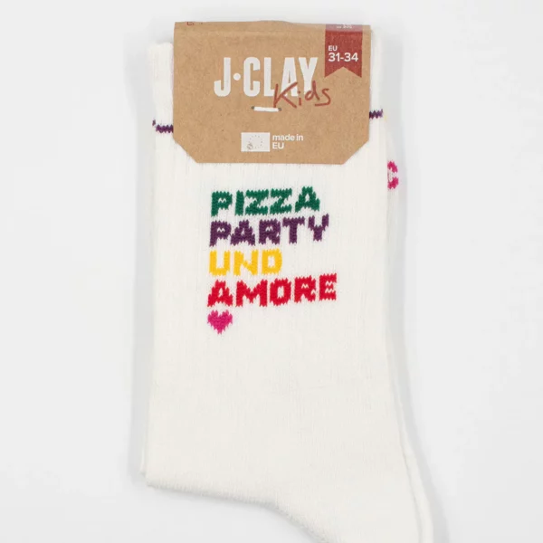 PIZZA PARTY & AMORE - coole Sportsocke
