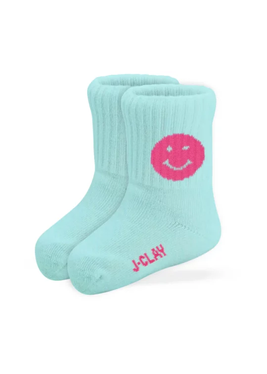 SMILE MINT-PINK - coole Sportsocke